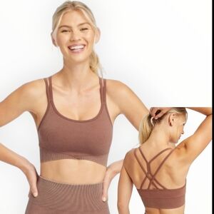 JoyLab Ribbed Seamless Bra